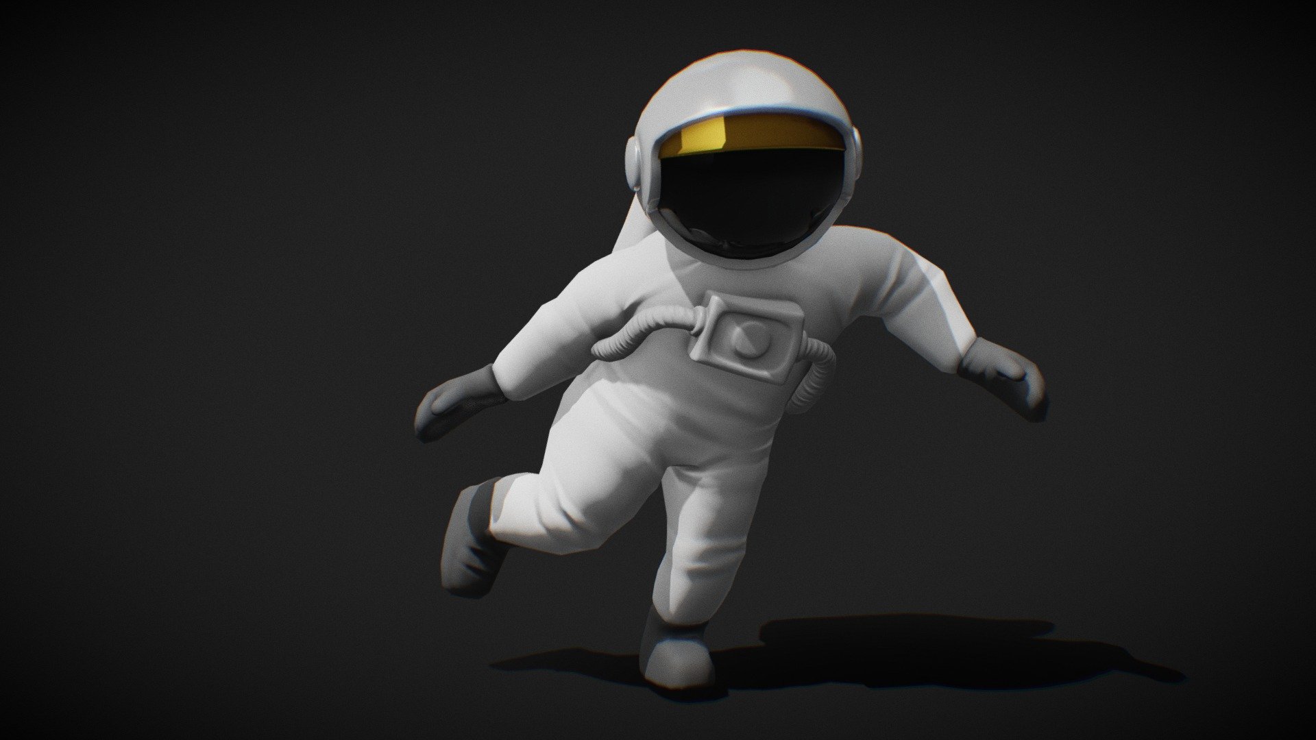 Dancing Astronaut 3d model