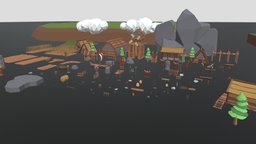 Medieval Village Megapack Low Poly RG