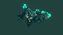 Stylized Fantasy Crystal Elemental