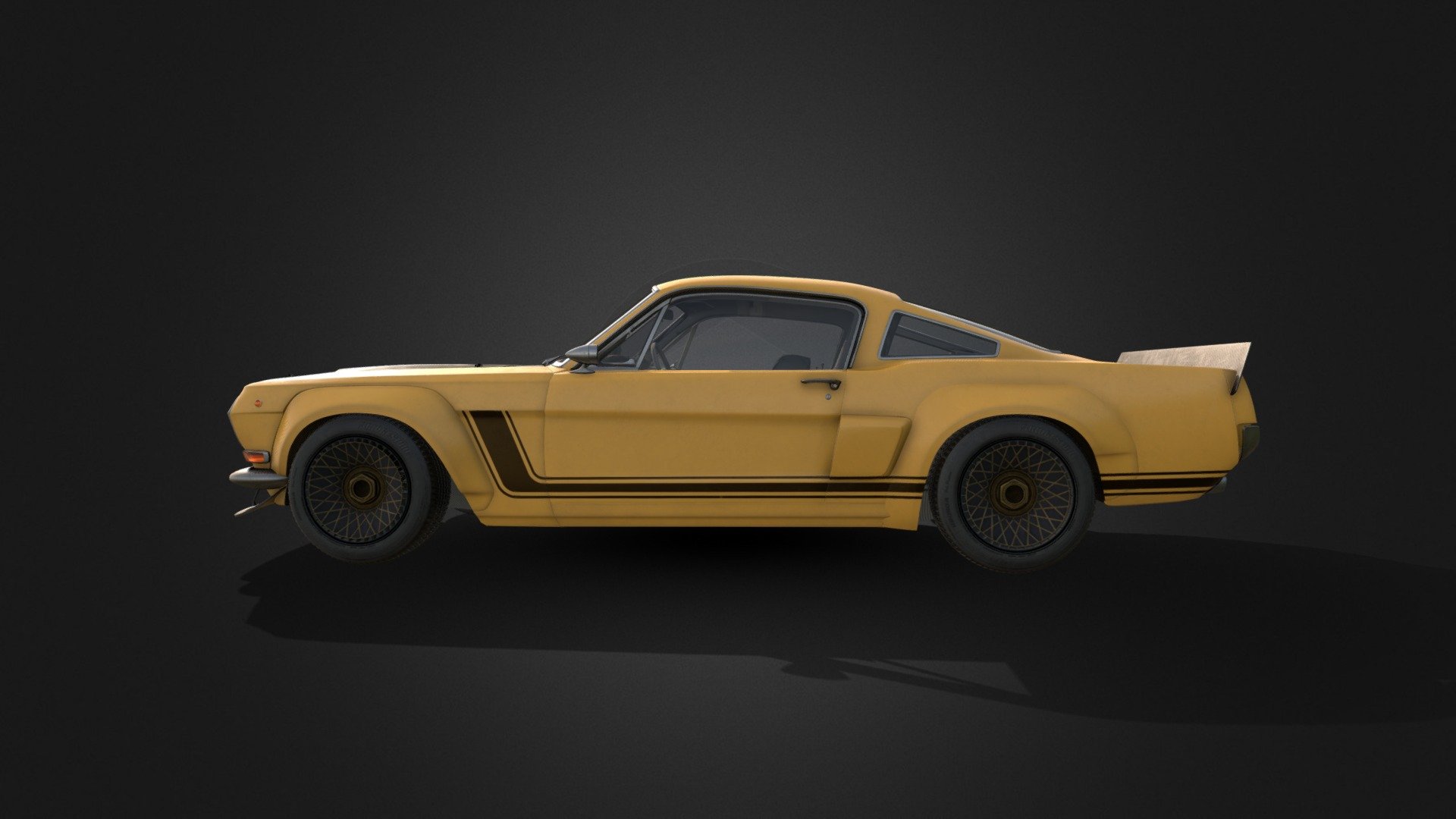 VOLGA-MUSTANG 3d model