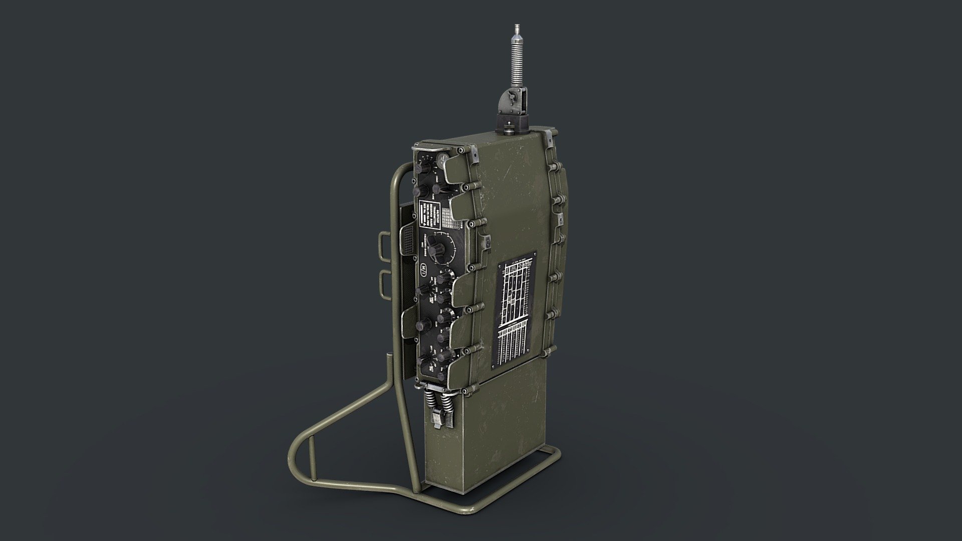 Military radio Clansman RT320-L 3d model