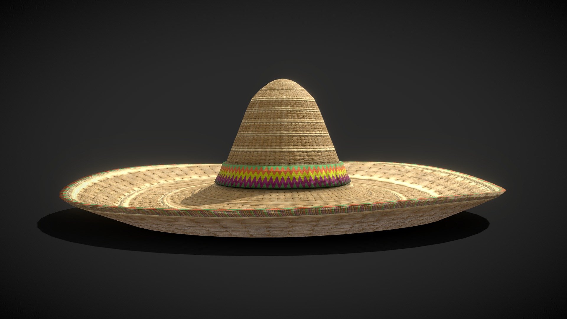 Sombrero 3d model