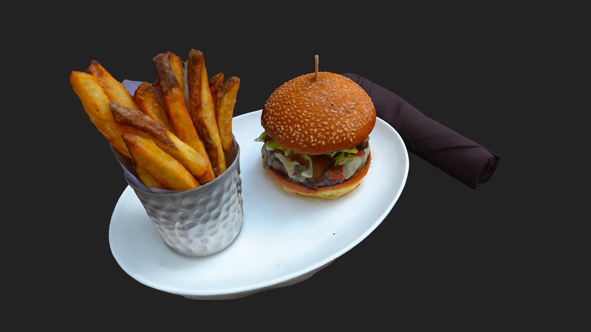 BURGER 3D MODEL 3d model