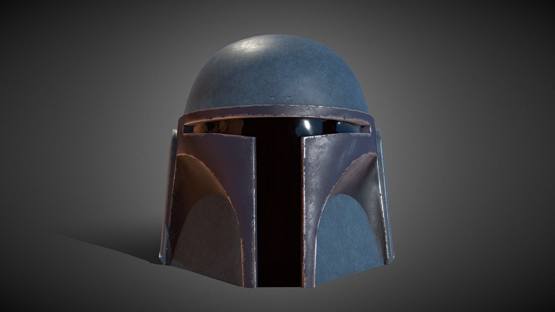 Mandalorian DeathWatch Helmet 3d model