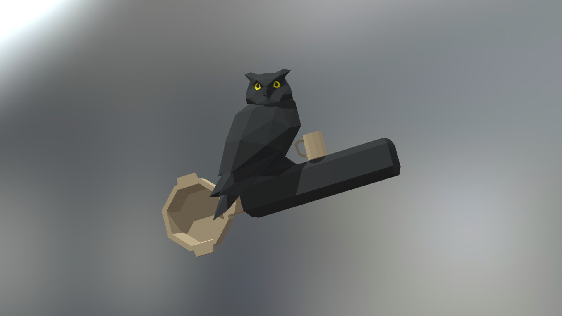 Hoofee Owl 3d model