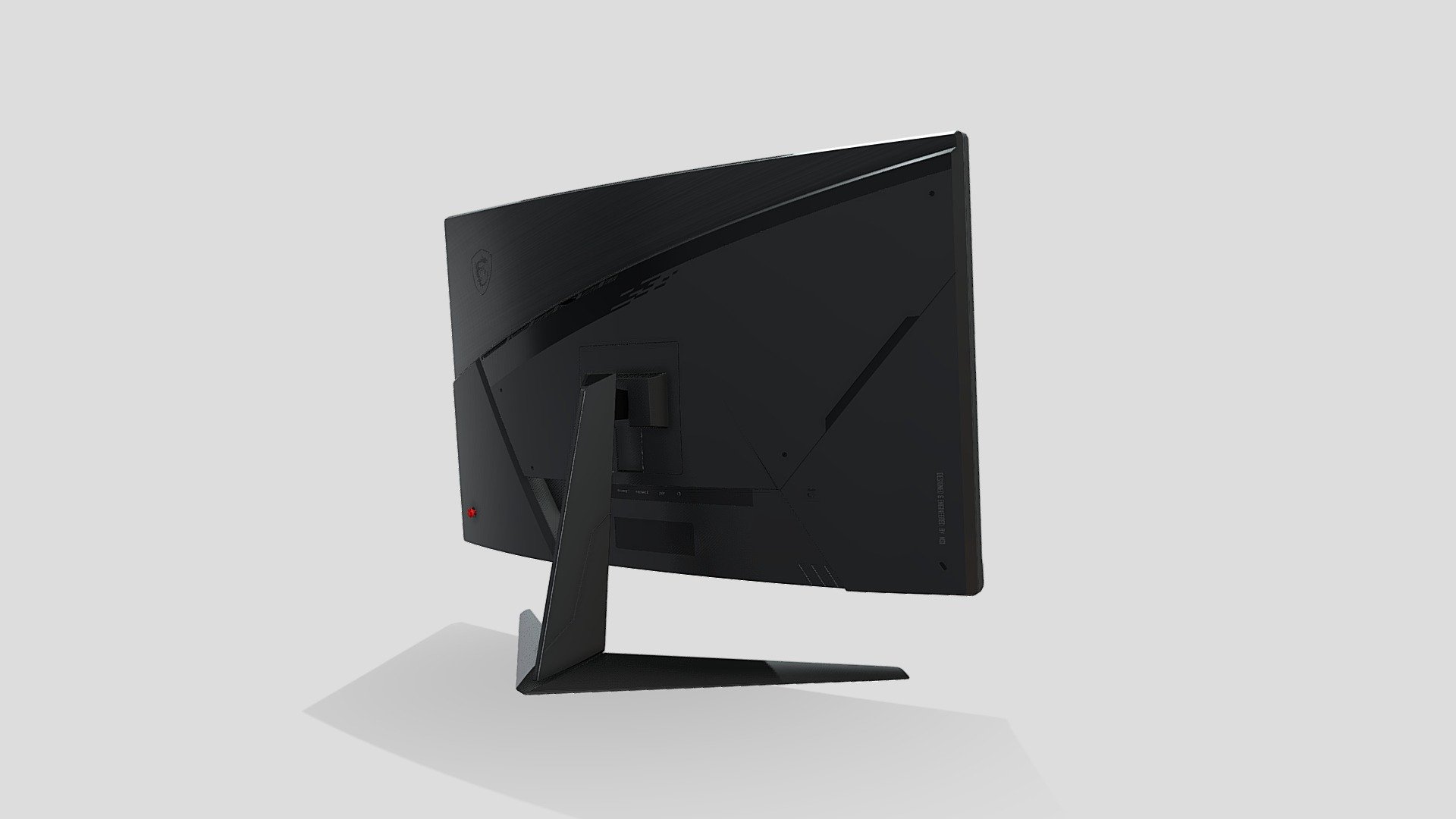 MSI Optix G27C7 Curved gaming monitor 3d model