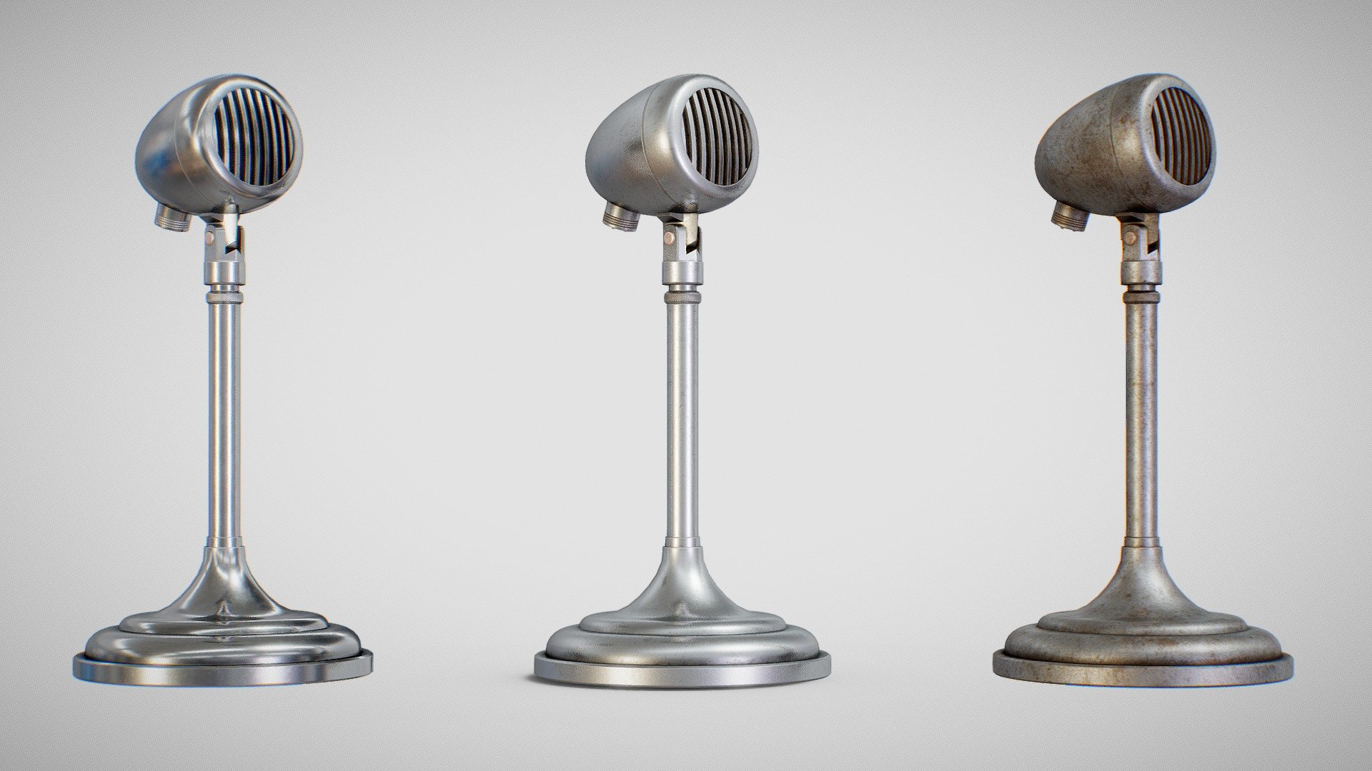 Microphone 3d model