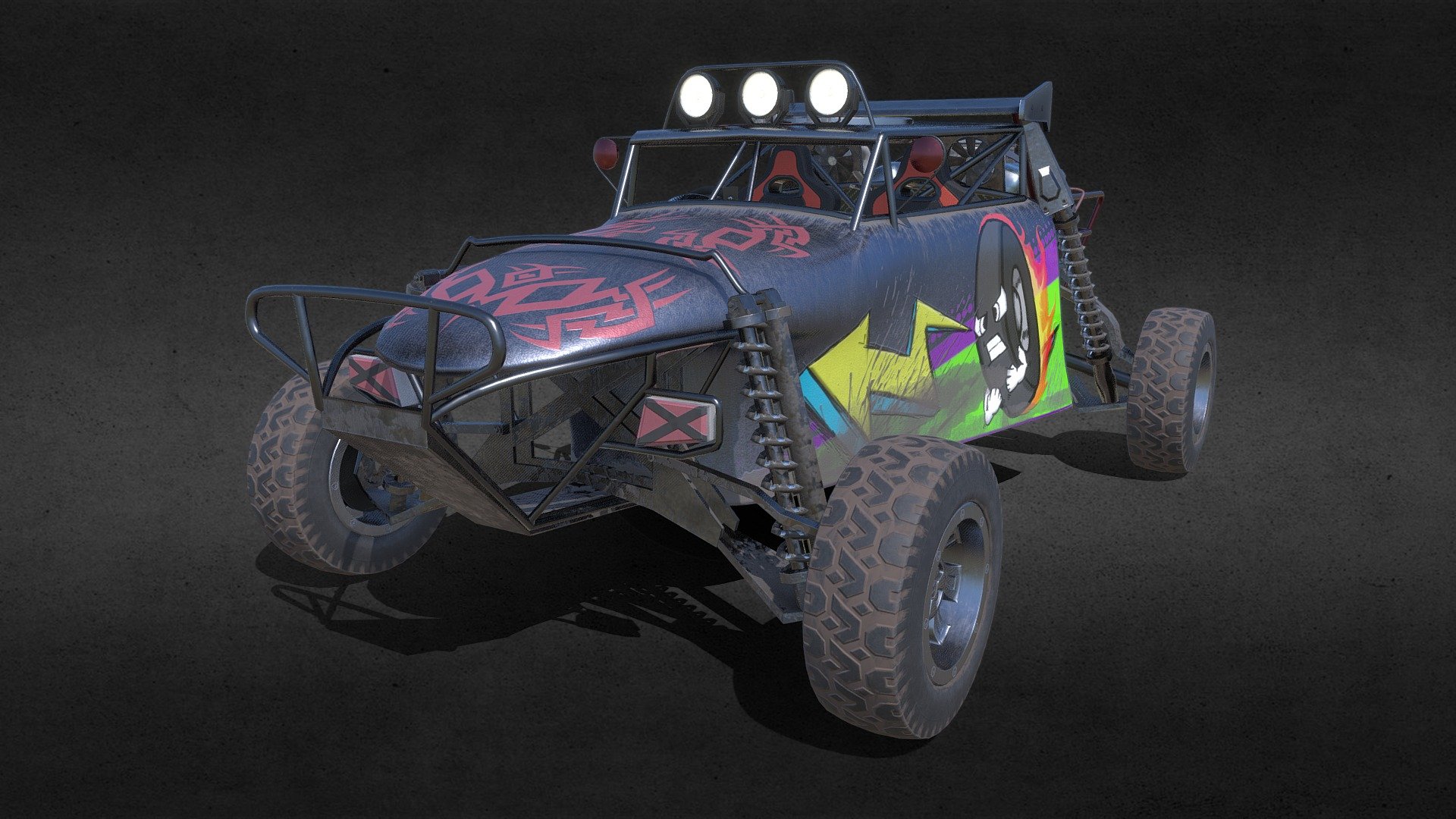 Dune Buggy 3d model