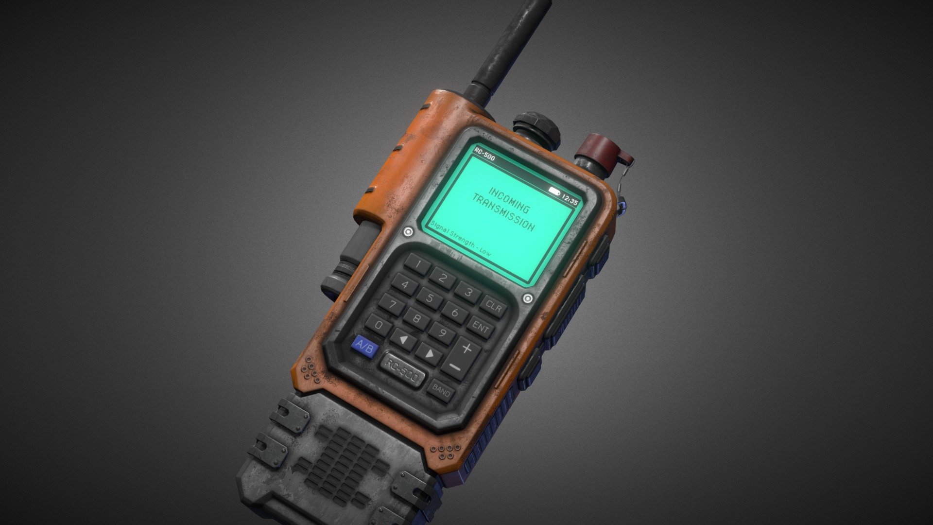 Handheld Radio 3d model