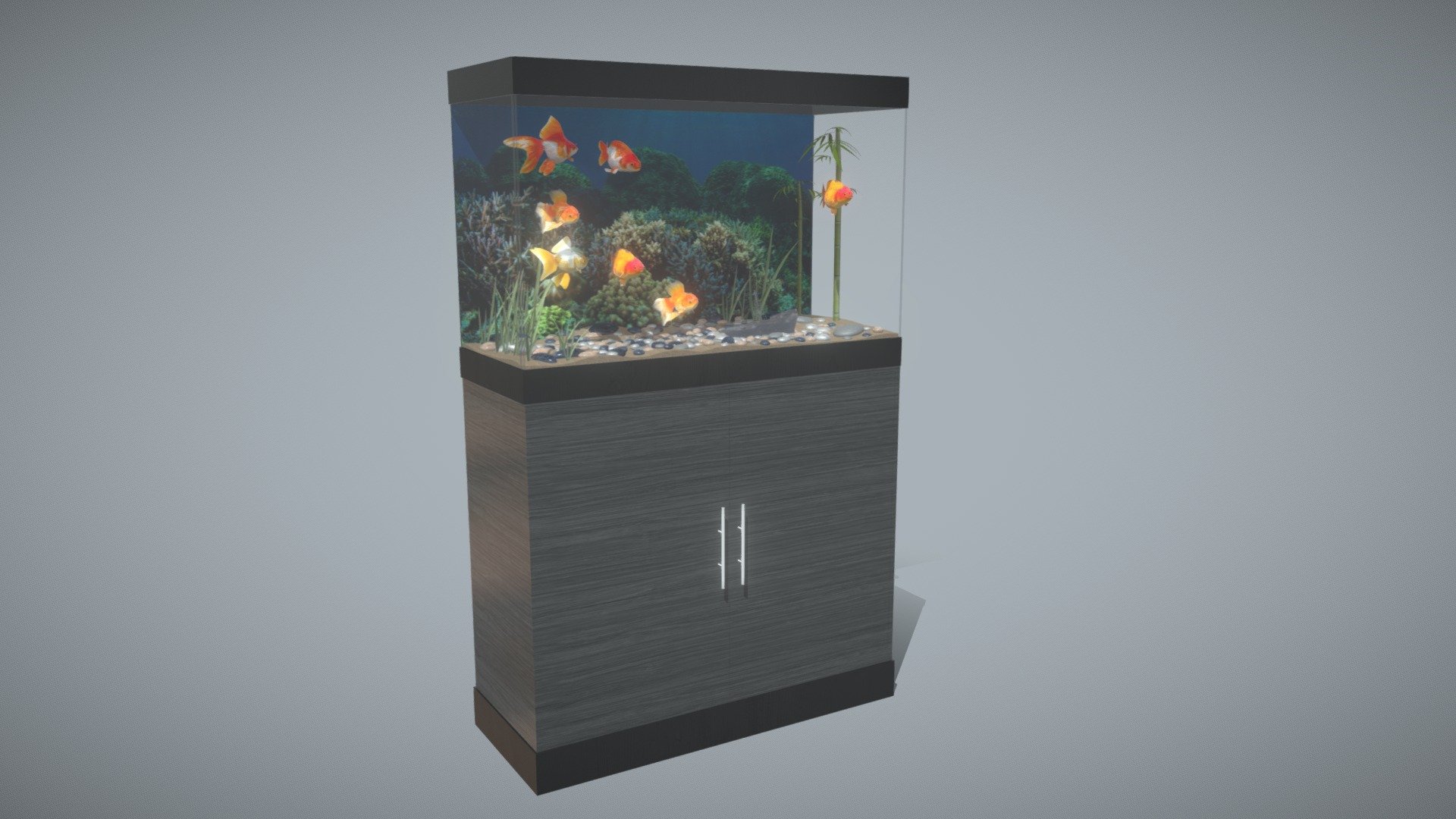 Aquarium Furniture_Model01 3d model