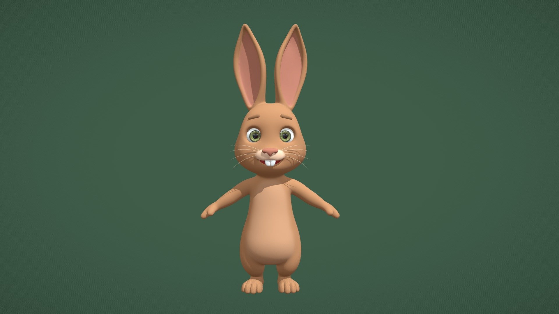 Cartoon Bunny 3d model