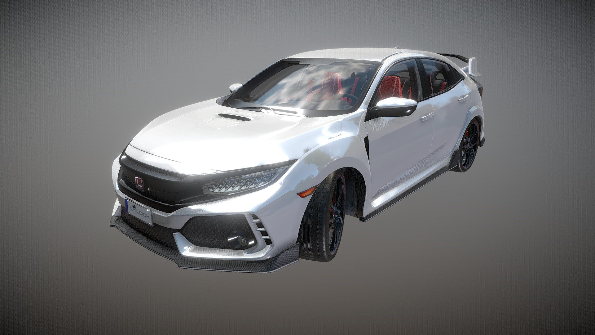 Unlock Economy Car #04 3d model