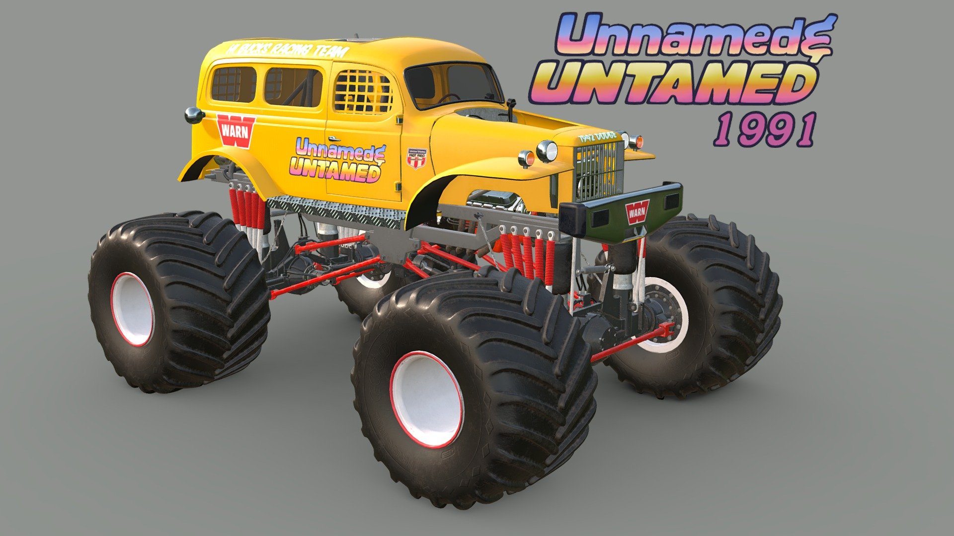 Unnamed and Untamed 91 Monster Truck 3d model