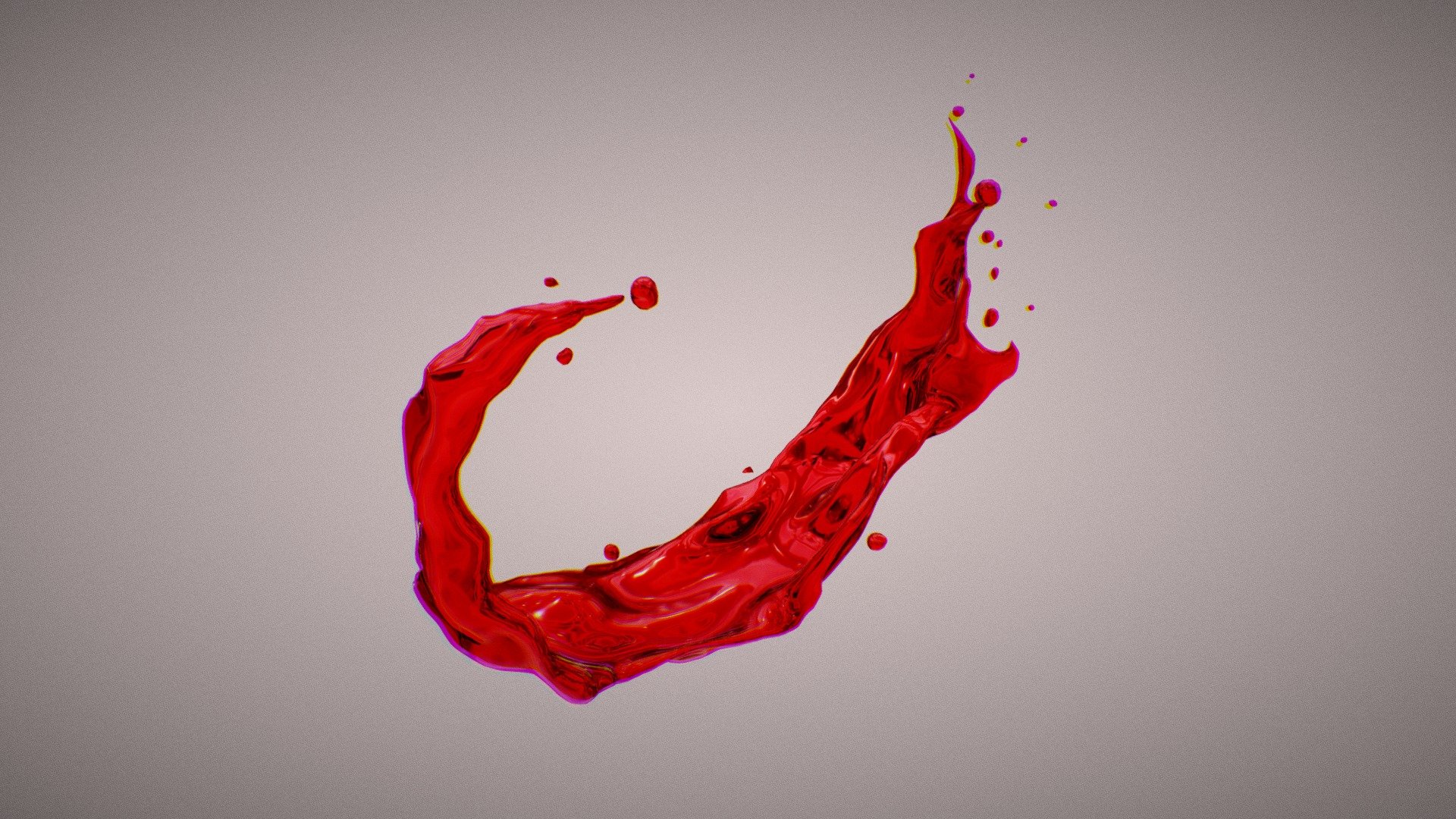 Splash 3d model