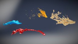 RANDOM FLUID SPLASH SET 8