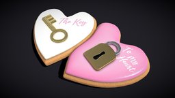 Key to my Heart Cookie