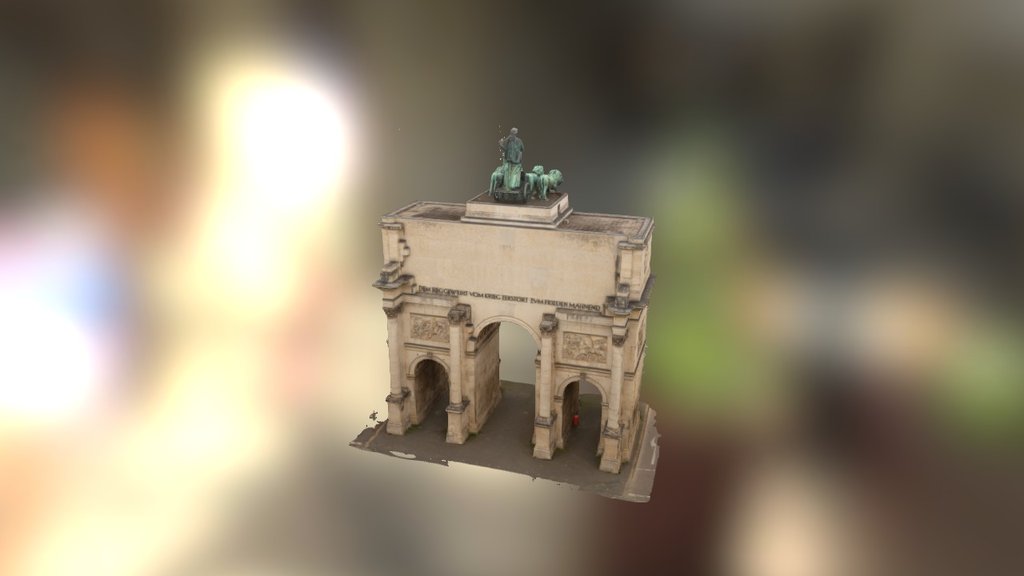 Siegestor 3d model