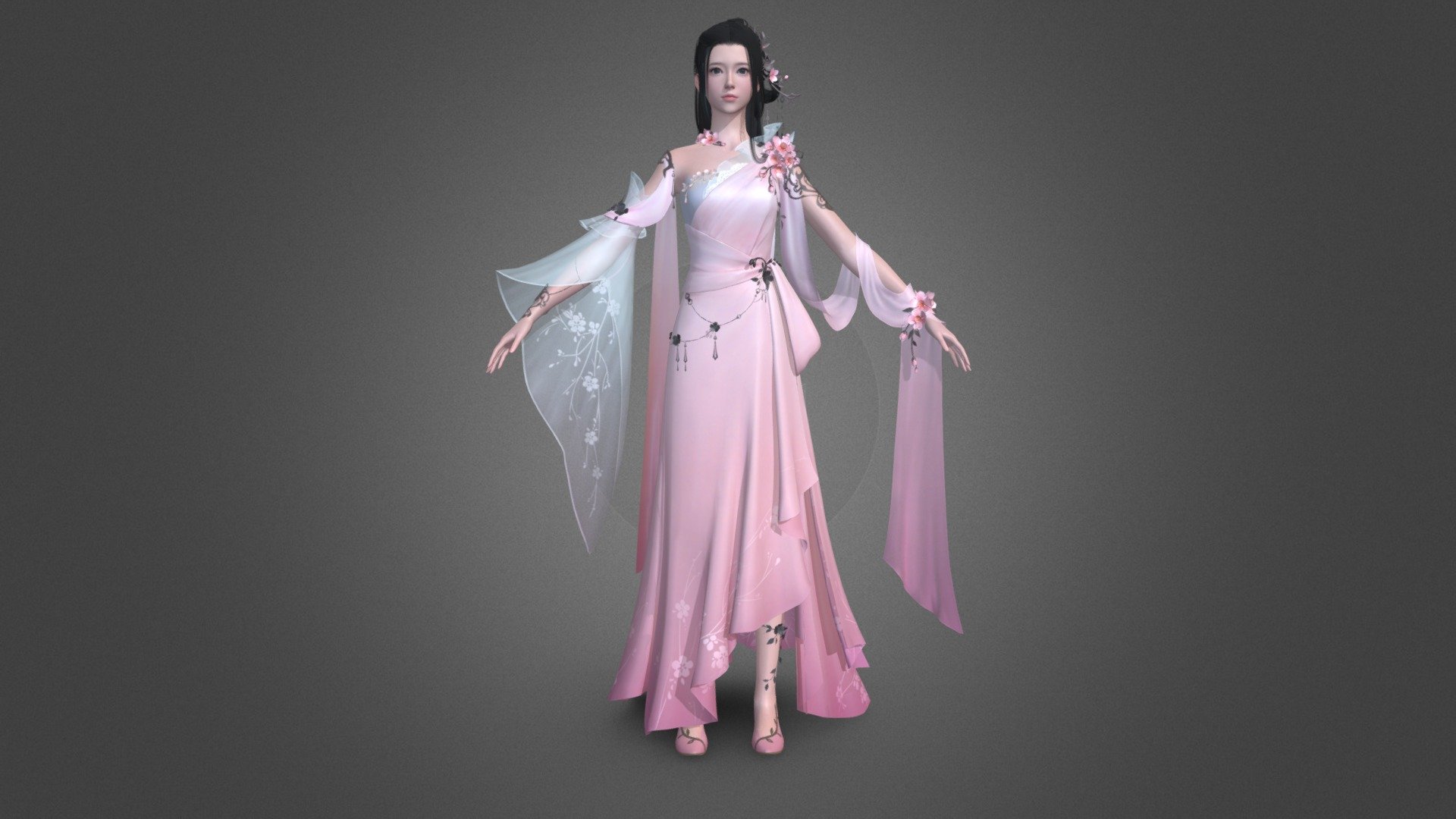 Woman- Ver4 3d model