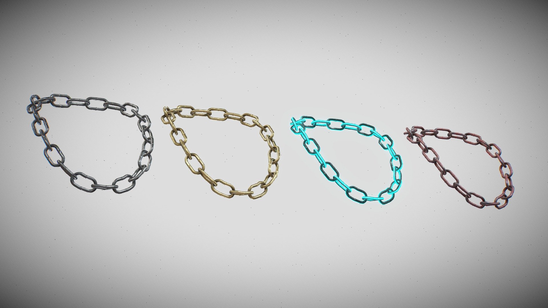 Standard Chain (Metahuman Ready) 3d model