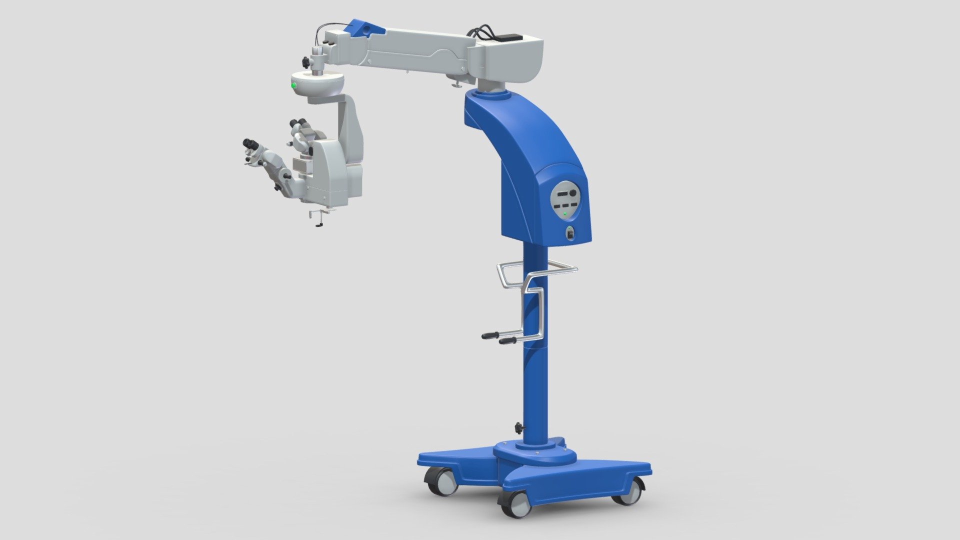 Medical Large Operating Microscope 3d model