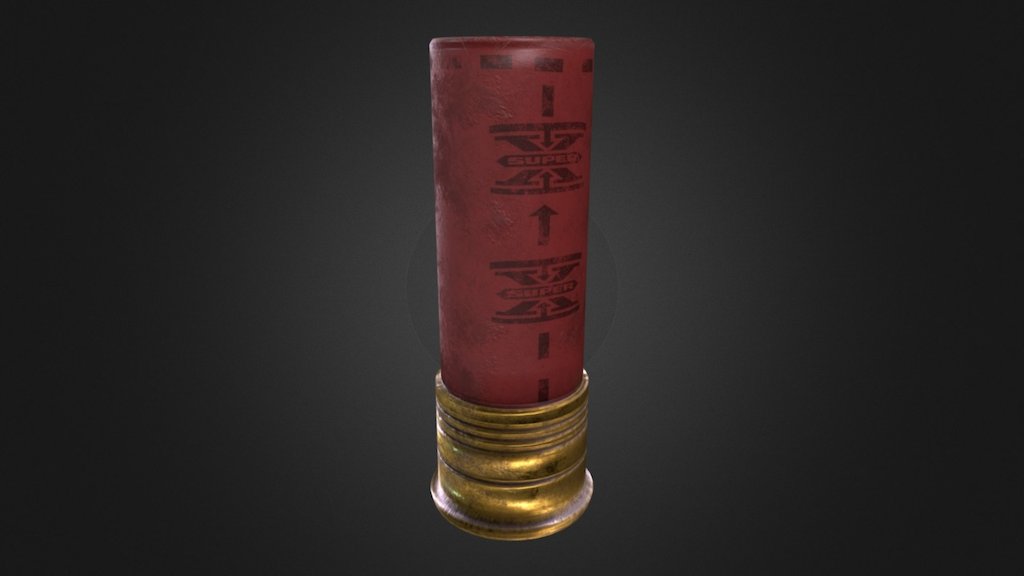 Shotgun Ammo 3d model