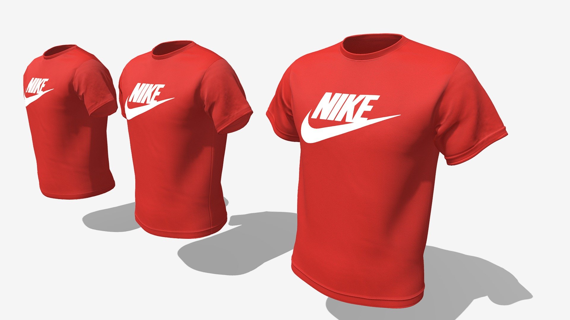 Nike Tshirt 3d model