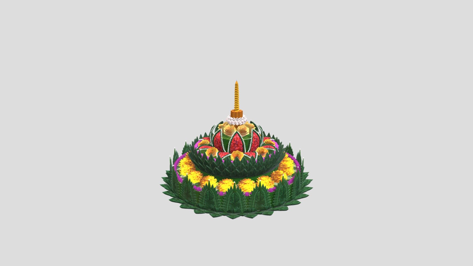 Krathong 3d model