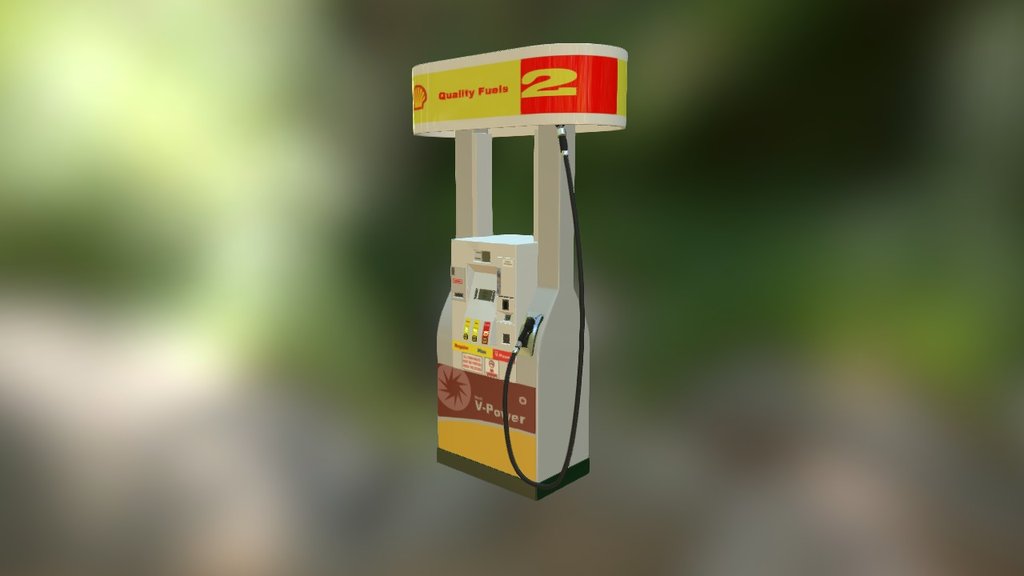 Gas Pump 3d model