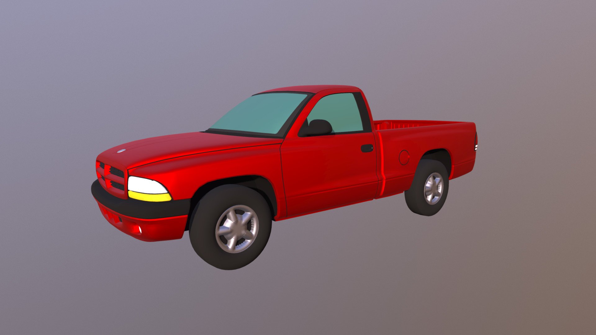 Dodge Dakota Pickup 1997 3d model