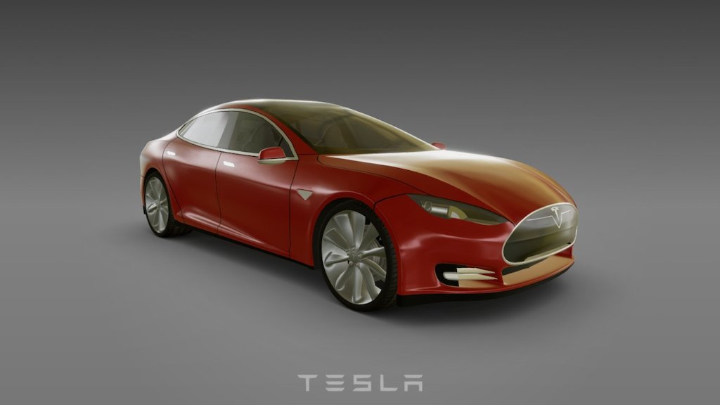 Tesla Model S 3d model