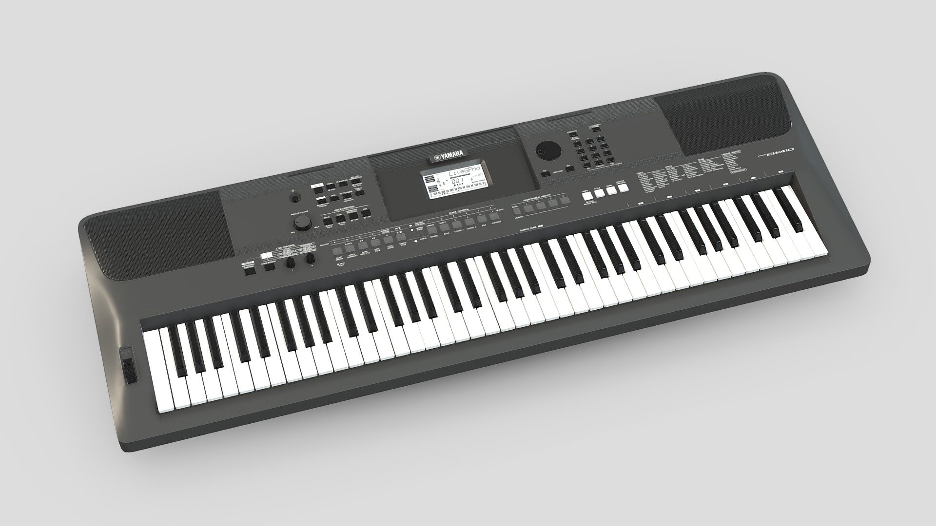 Yamaha Portable Keyboard PSR-EW410 3d model