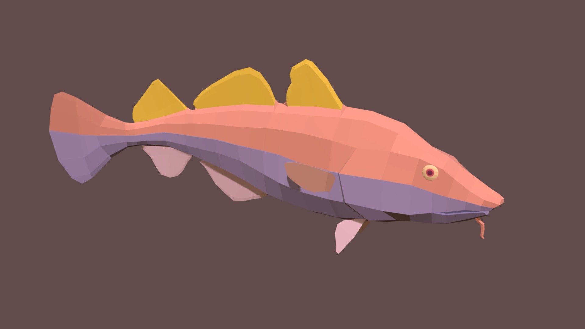 Atlantic Cod 3d model