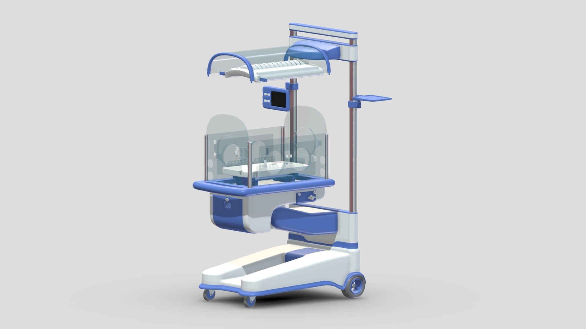 Medical Infant Incubator 3d model