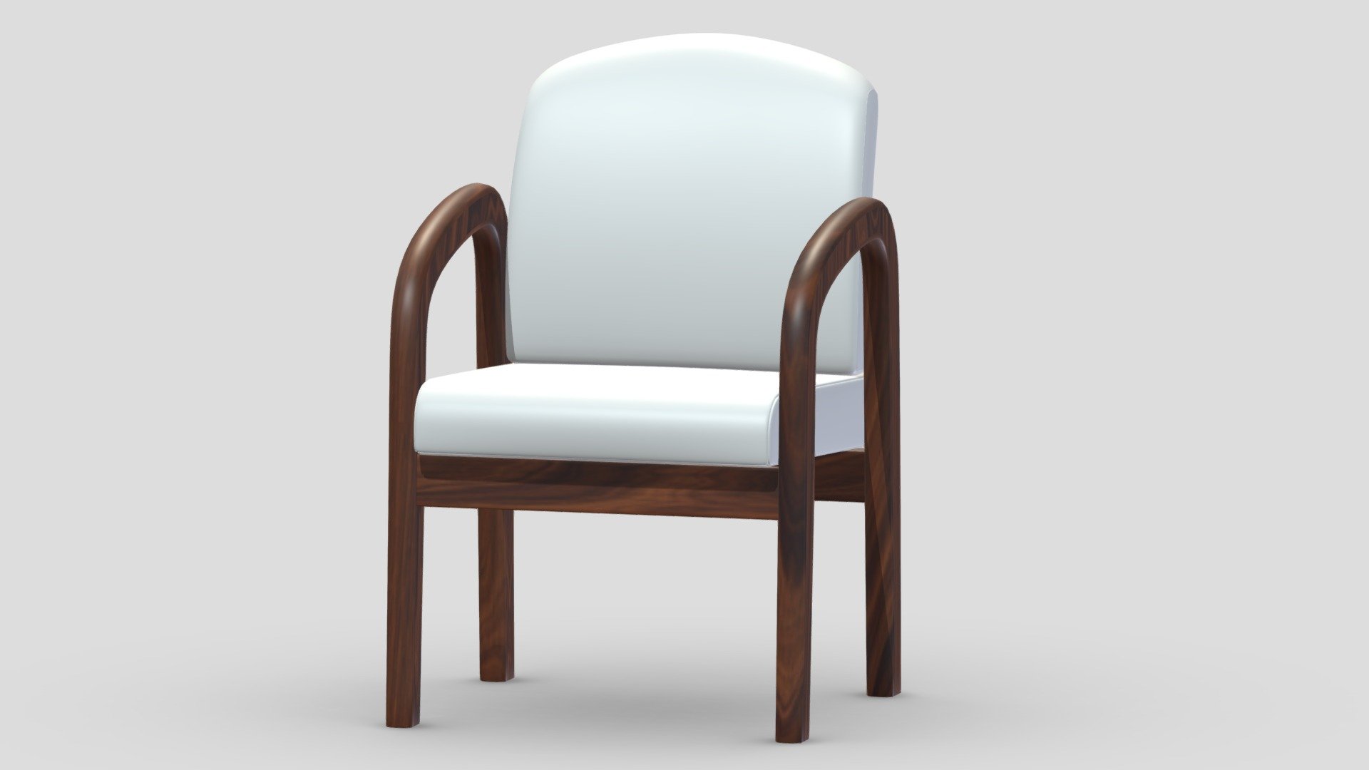 Medical Visitor Chair 3d model