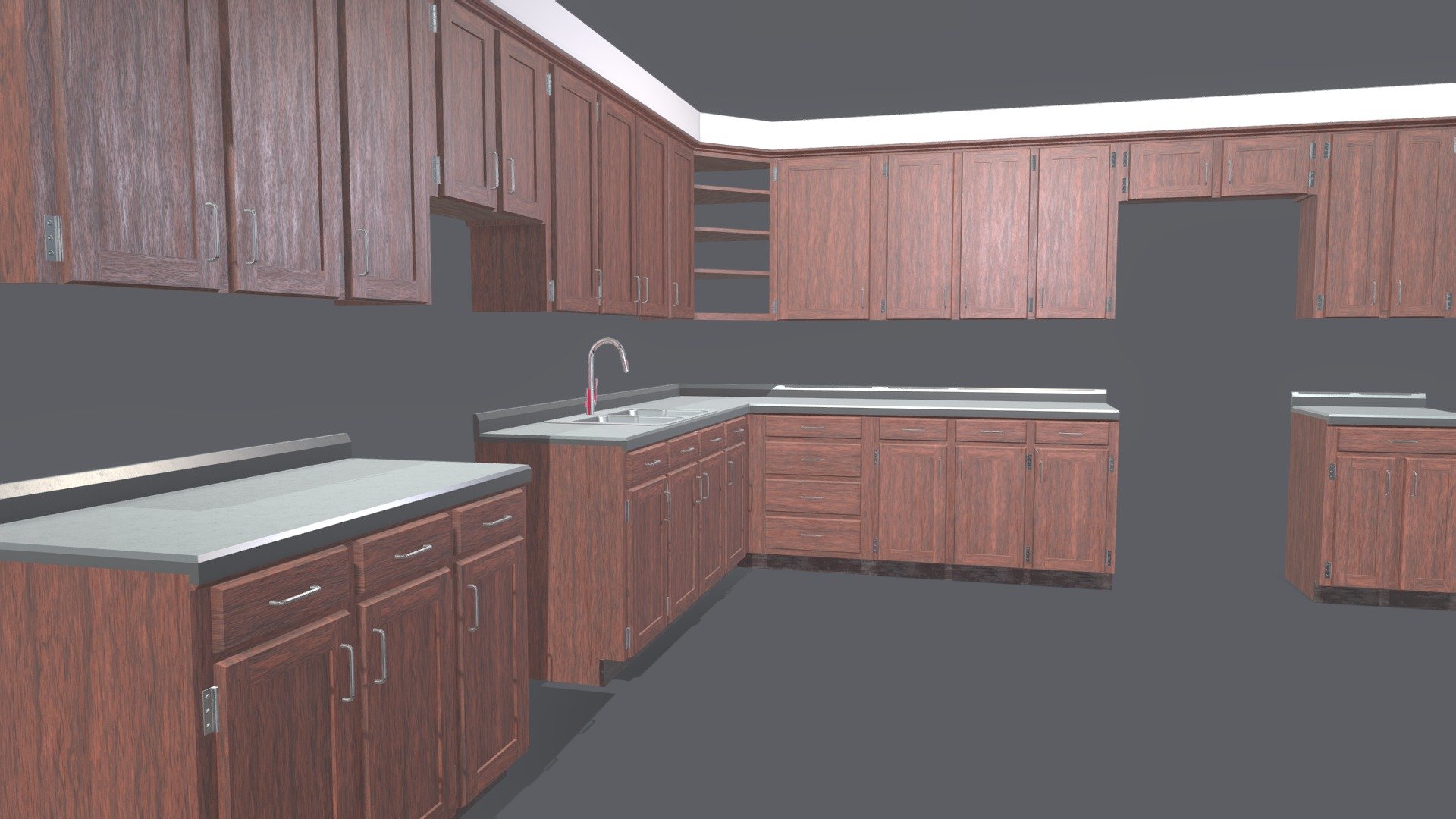 Kitchen Cabinets 3d model