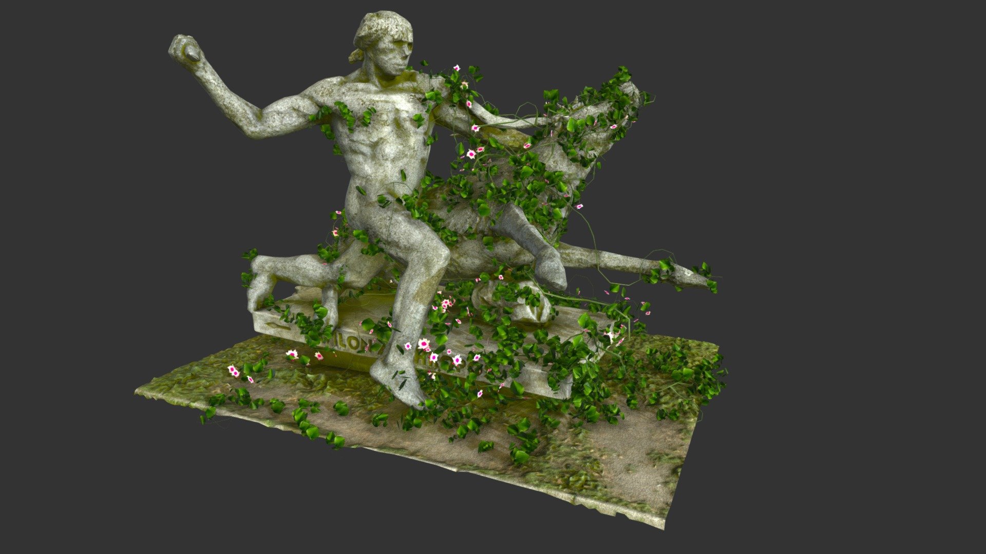 Statue 007 3d model