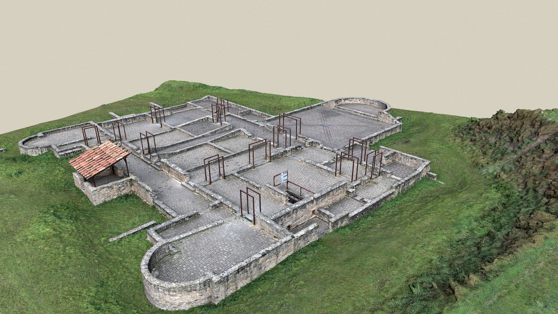 Kaiservilla Bruckneudorf 3d model