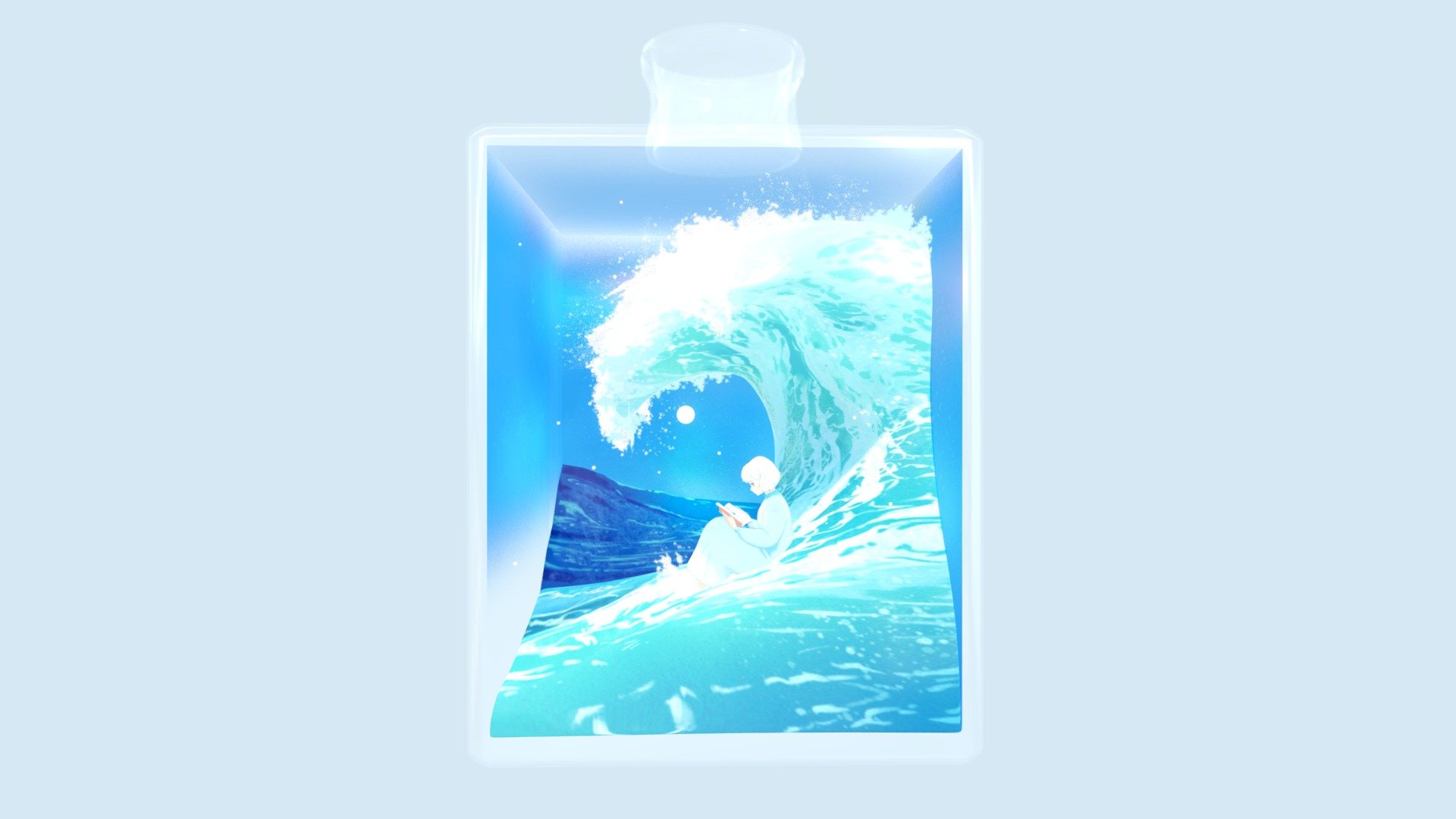 Waves 3d model