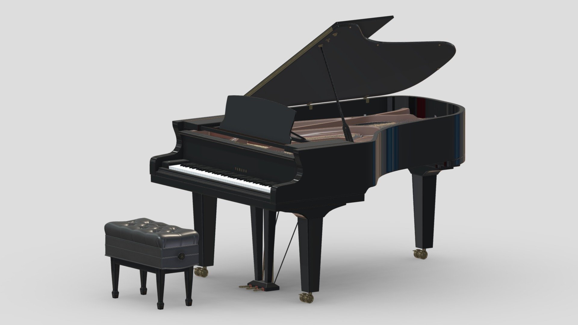 Yamaha Premium S7X Piano 3d model