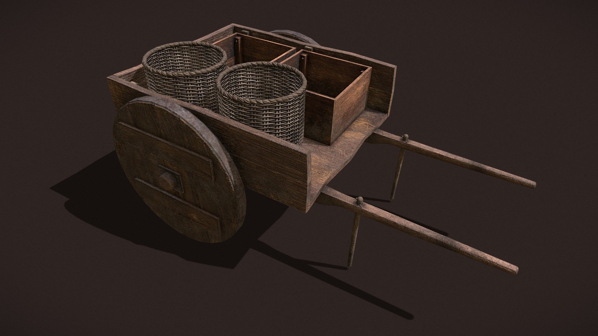 Wheel_Cart_FBX 3d model