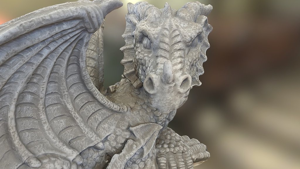 Dragon Statue 3d model