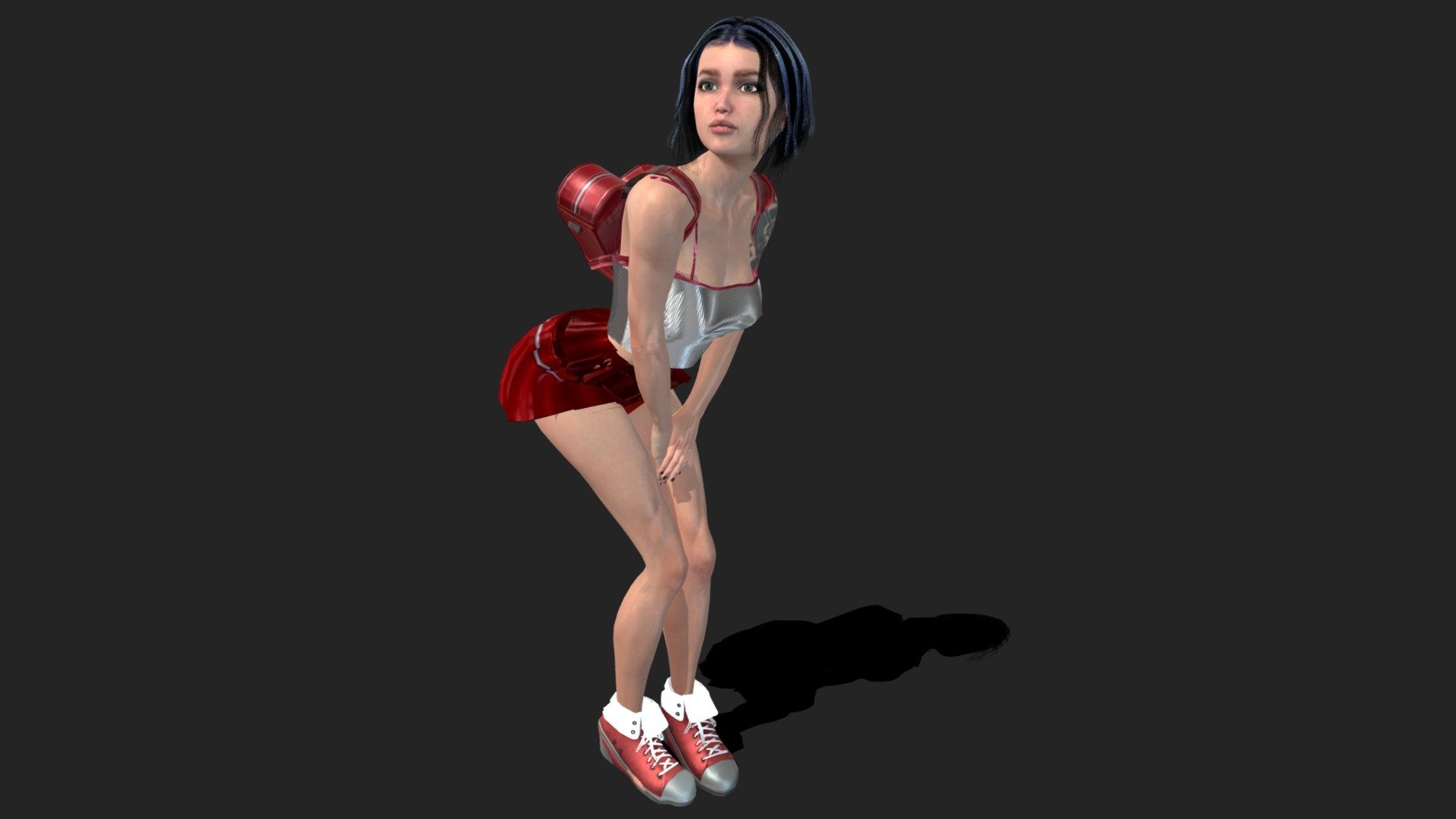 Girl 12 3d model