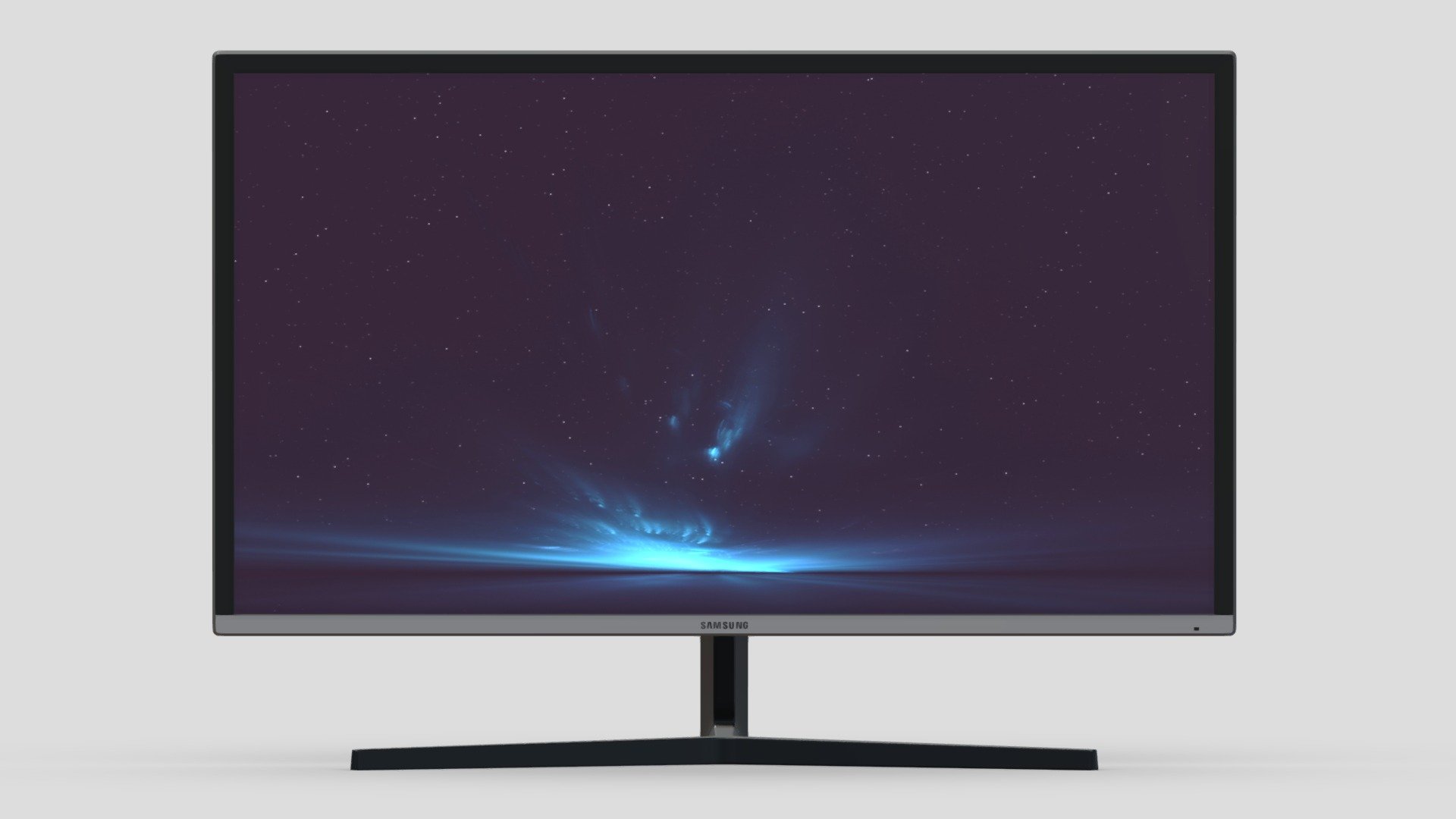 Samsung UH750 QLED UHD Monitor 3d model