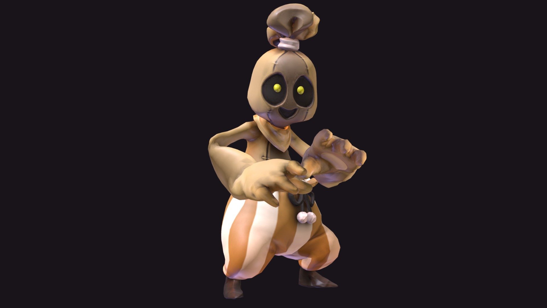 Scary little buddy 3d model