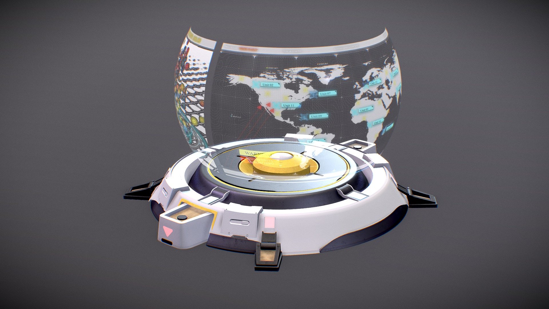 Hologram Table 3d model