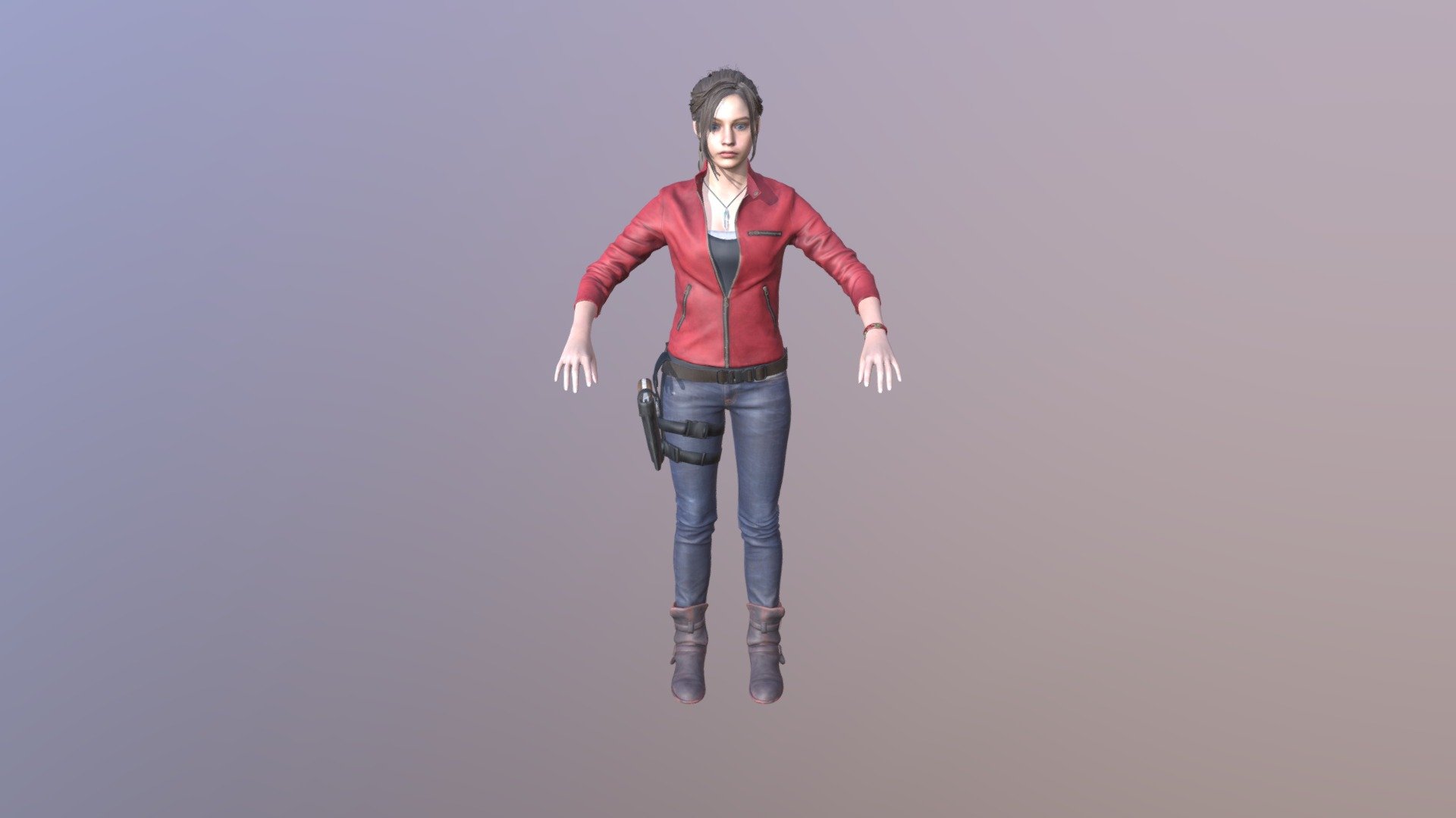 Claire 3d model