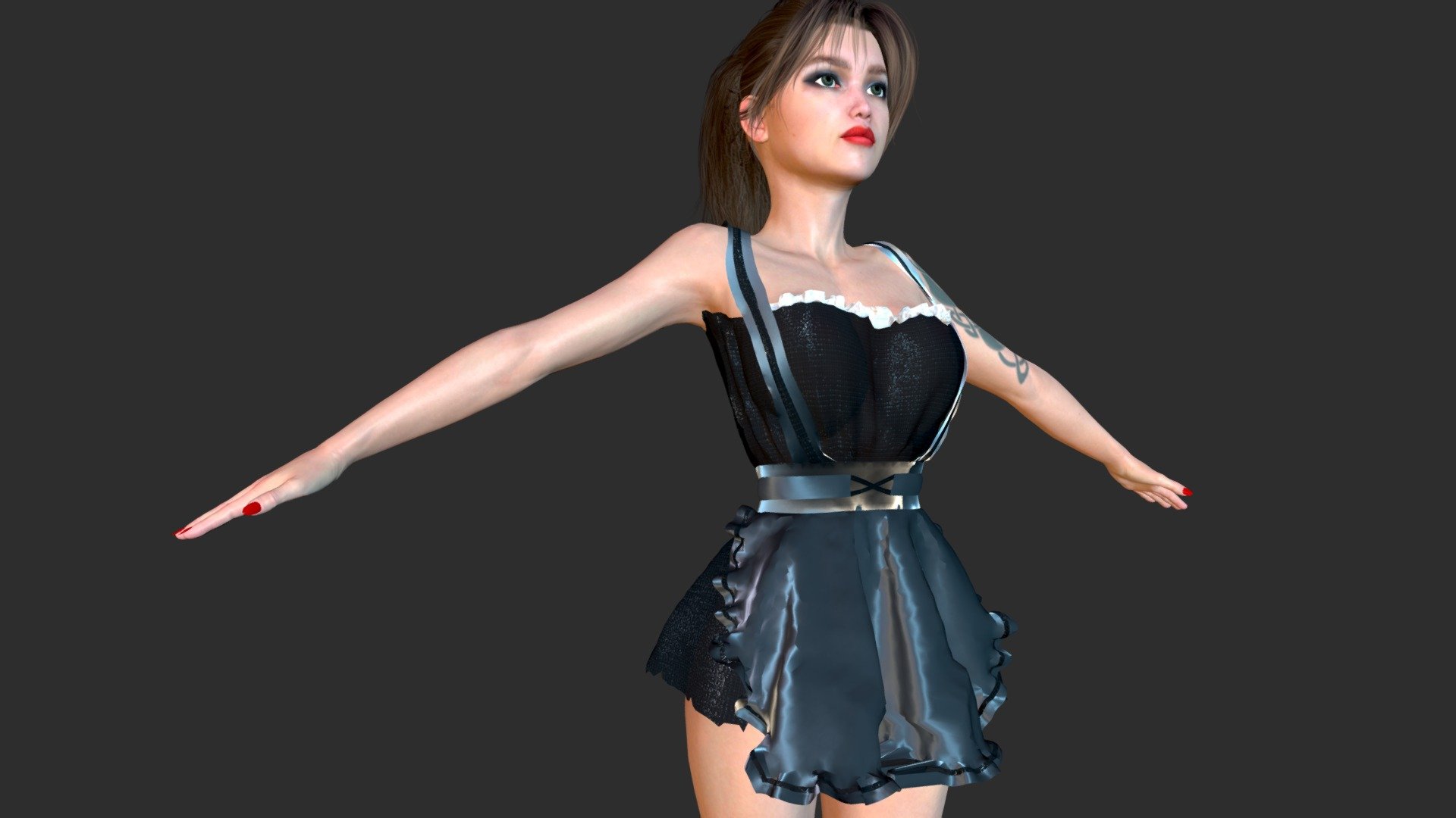 Girl 14 3d model