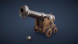 Stylized Pirate Cannon