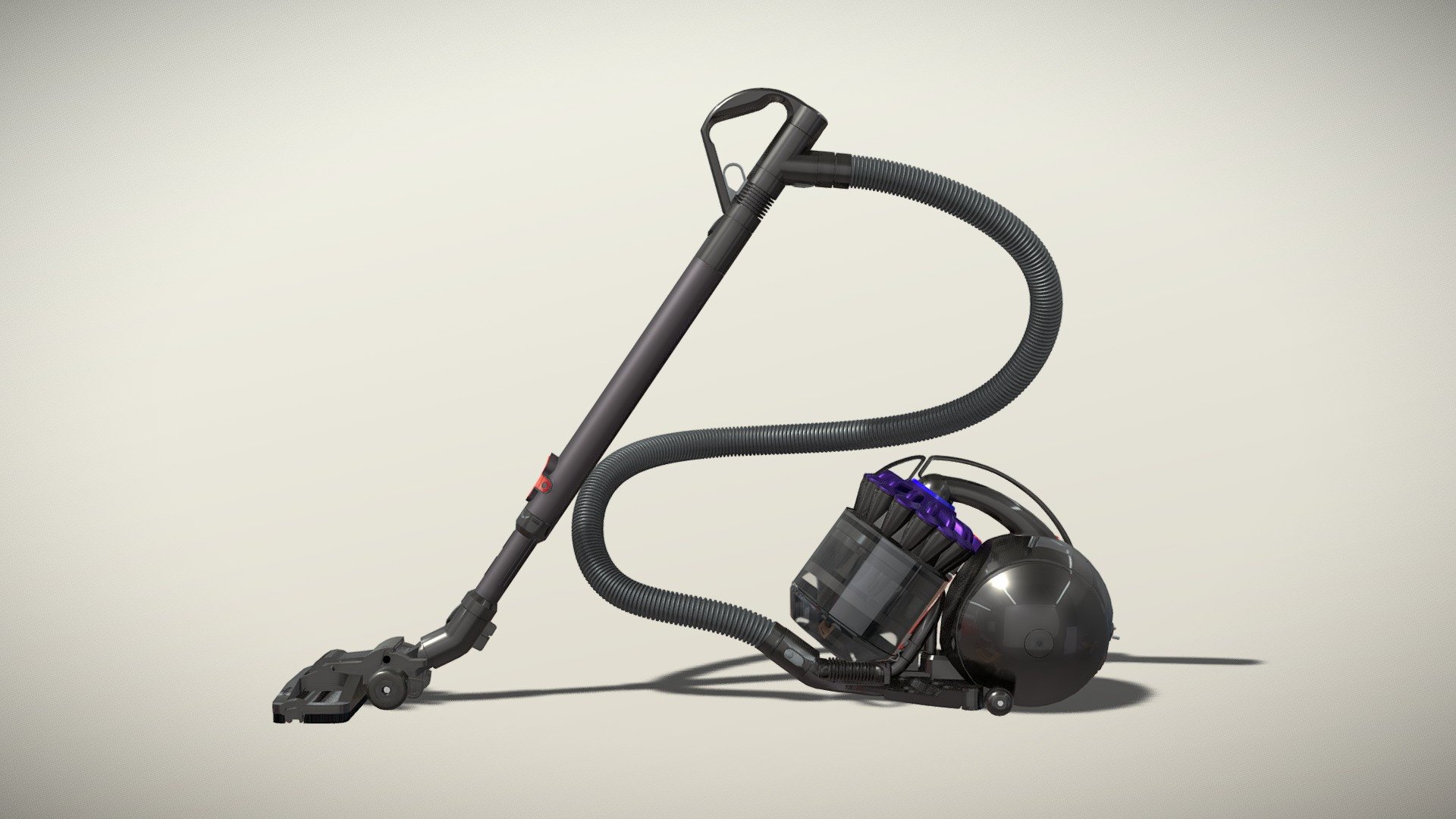 Dyson DC37 vacuum cleaner 3d model