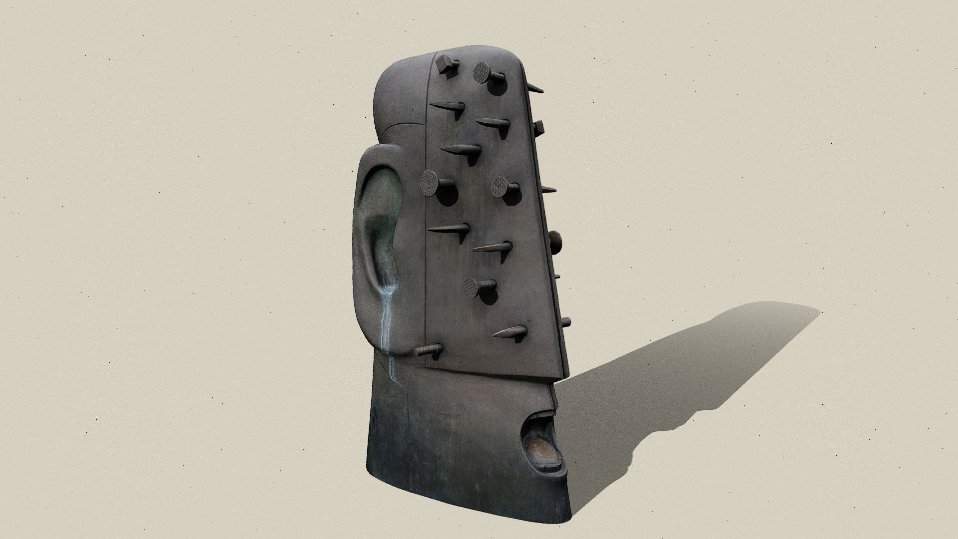 Nagelkopf 3d model